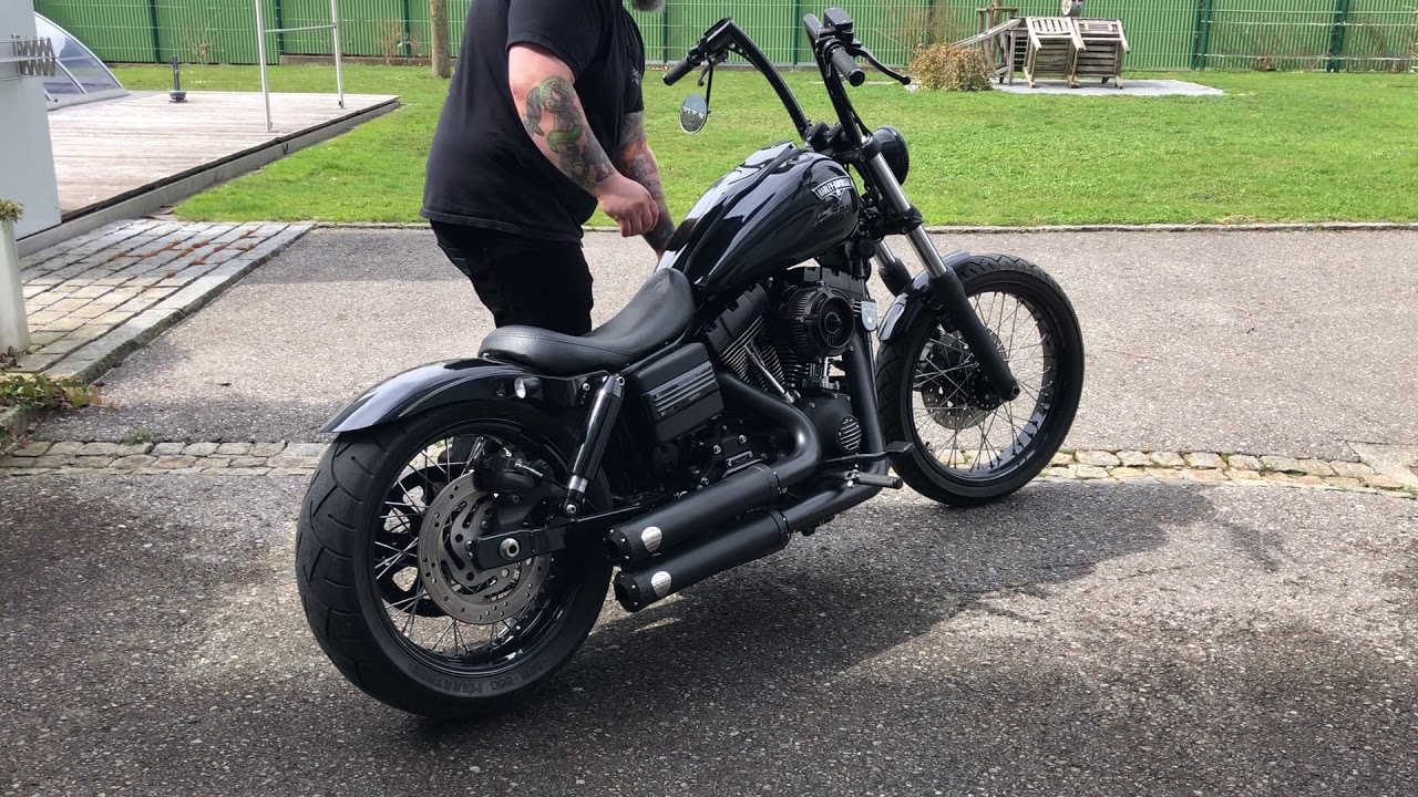 Harley Davidson Street Bob FXDB Penzl Exhaust (Sound)