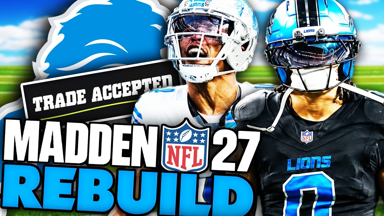 Lions совершают трейд ради квотербека! Перестройка Detroit Lions в режиме франшизы Madden 27