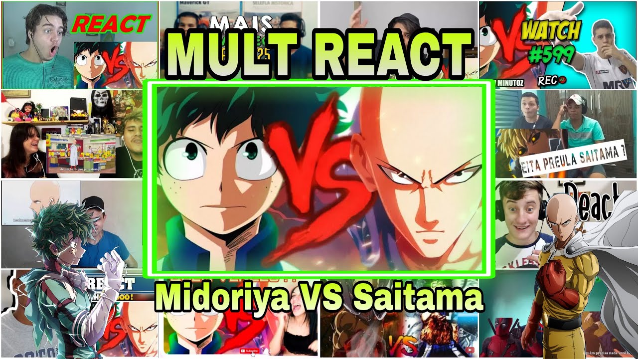 MULT REACT: Midoriya VS. Saitama | Duelo de Titãs