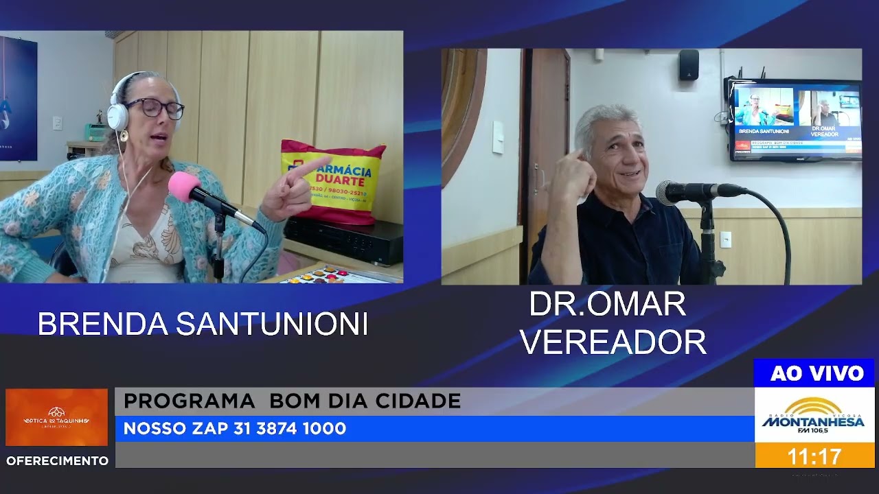 DR. OMAR fala sobre IPTU, estradas rurais, Coleta de esgoto e resíduos sólidos.