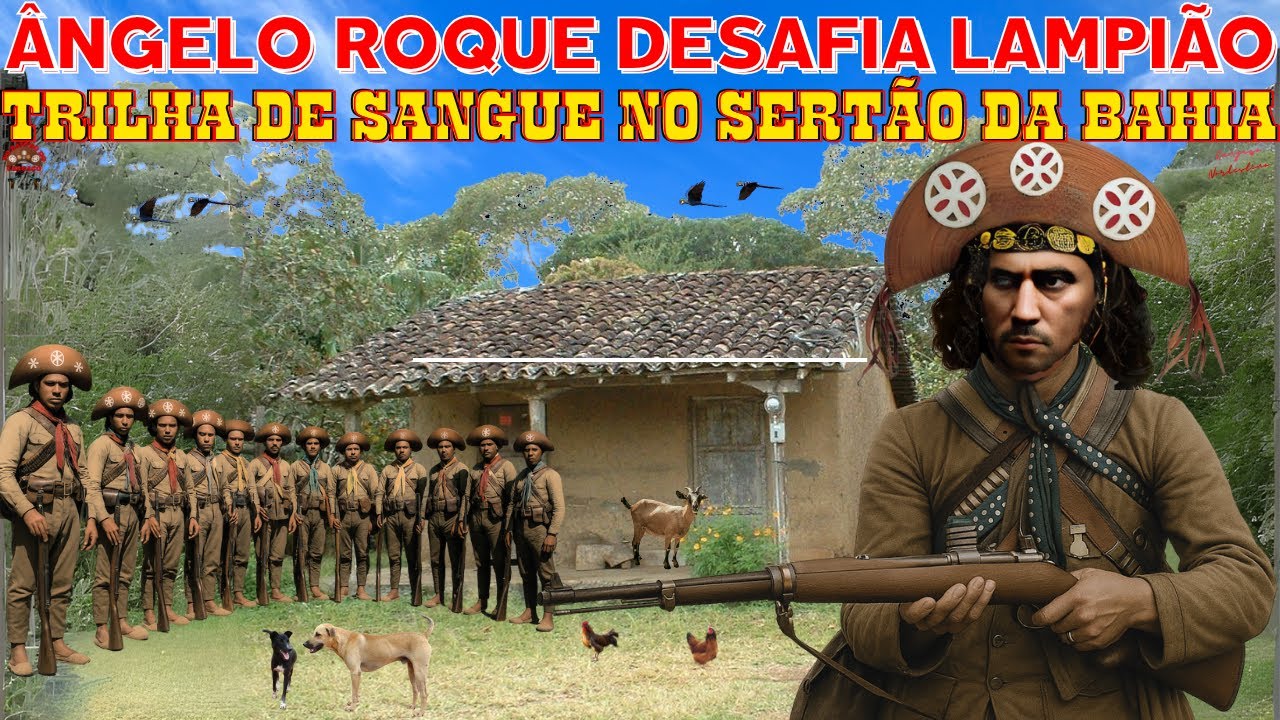LAMPIÃO É DESAFIADO POR ÂNGELO ROQUE O LABARÊDA - TRILHA DE SANGUE NO SERTÃO DA BAHIA