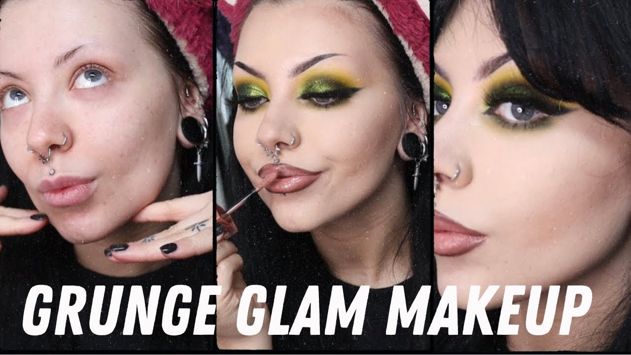 SUPER EASY GRUNGE GLAM 🐍🖤 melt cosmetics Gemini palette