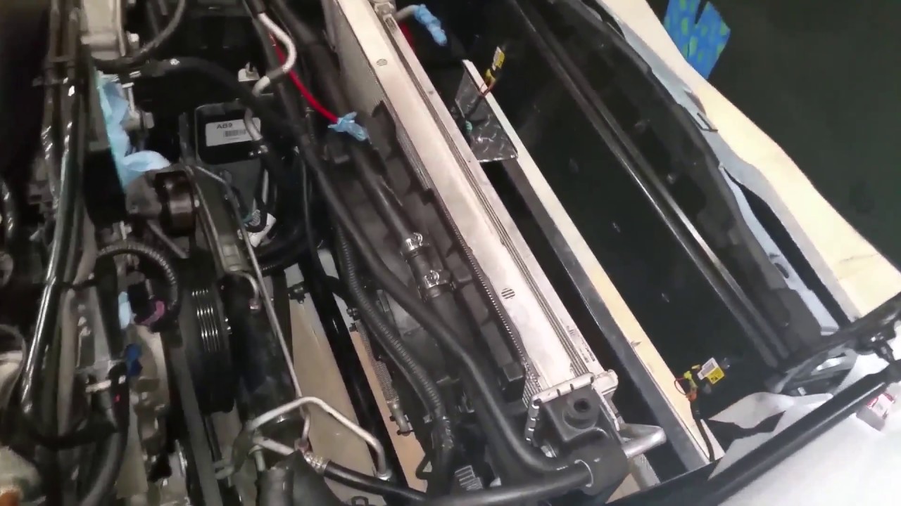How to Remove Radiator & Fan from LS C6 Corvette. Procharged C6 Corvette LS3 Project Build. Part 8