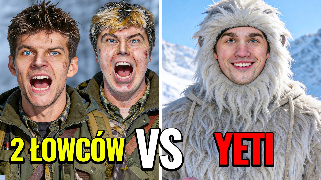 YETI VS 2 ŁOWC&Oacute;W! | MANHUNT IRL