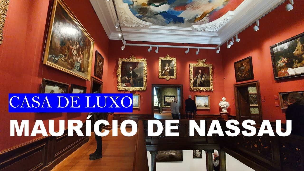 A casa de luxo de Maurício de Nassau na Holanda.