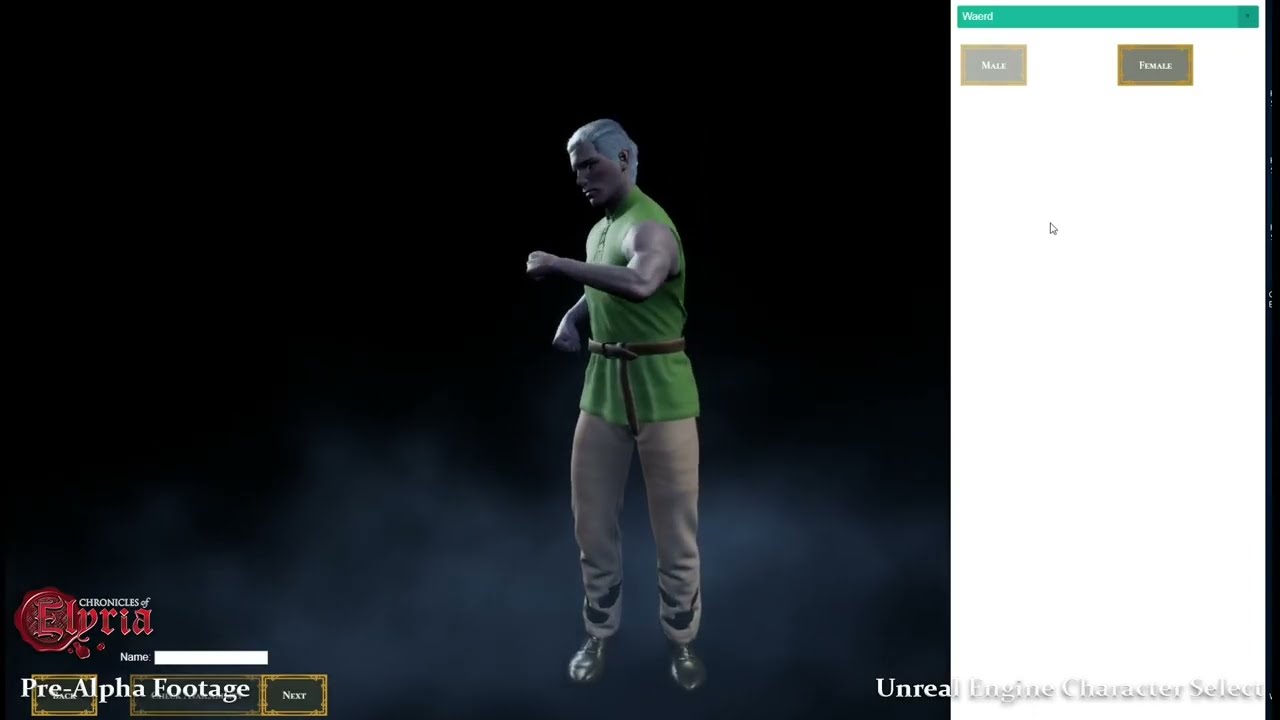 Chronicles of Elyria ~ Character Select & Server Showcase
