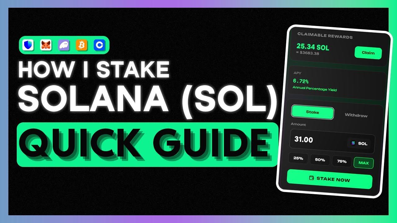 Solana Staking | How to Make Passive Income with Solana? 