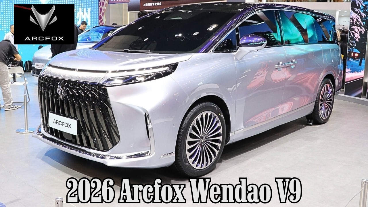 The Ultimate Fortress on Wheels?🛡️ 2026 Arcfox Wendao V9: 1500km Range & World's First Roll Cage MPV