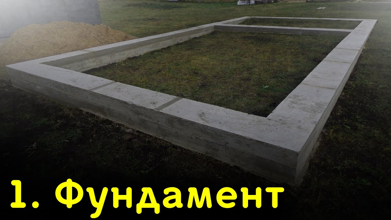 Фундамент для бани