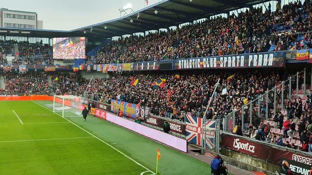 AC Sparta Praha - Jablonec 9.12.2023 (3:0) - Sparto ty.... ♪♫