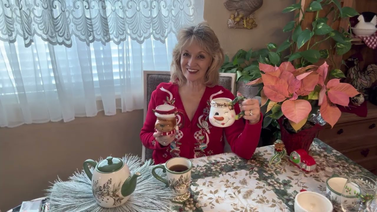 Christmas Tea Time in Colorado Happy Holidays to one and all. 🎄