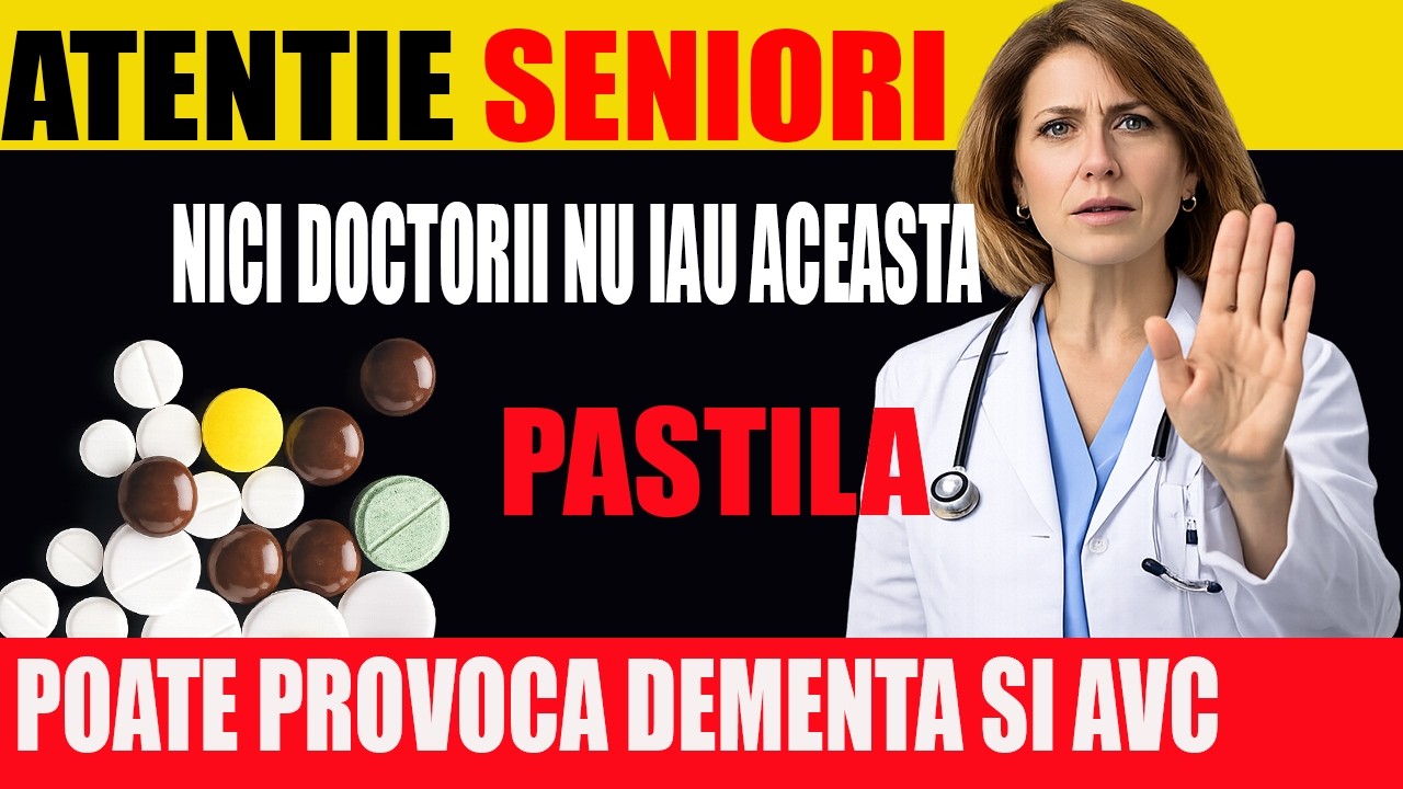 Seniori, Nu mai luati aceasta pastila ! Poate provoca Dementa si AVC  | Dr.Maria Cristescu