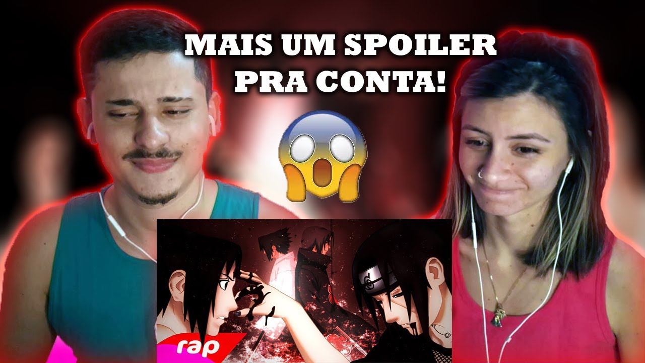 REACT EM CASAL | 7 MINUTOZ - Rap do Sasuke e Itachi (Naruto) - A CANÇÃO DOS RENEGADOS | NERD HITS