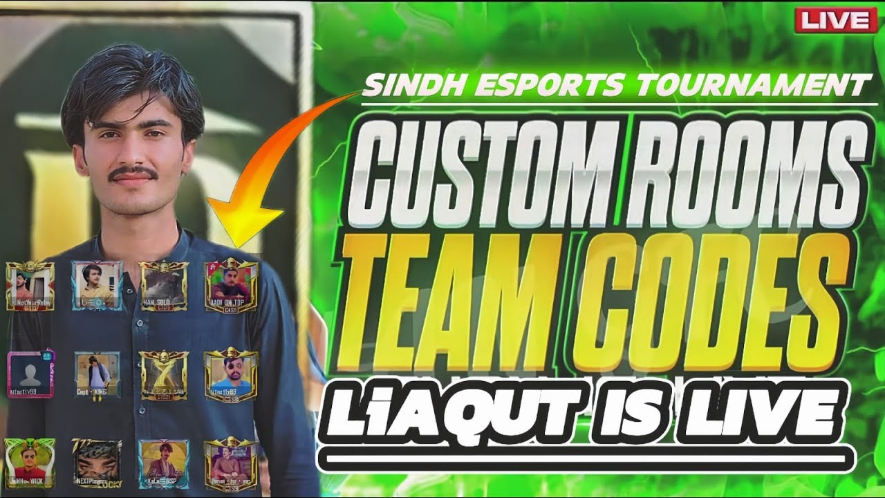 Sindhi community esport tournament PUBG mobile liaquat X live