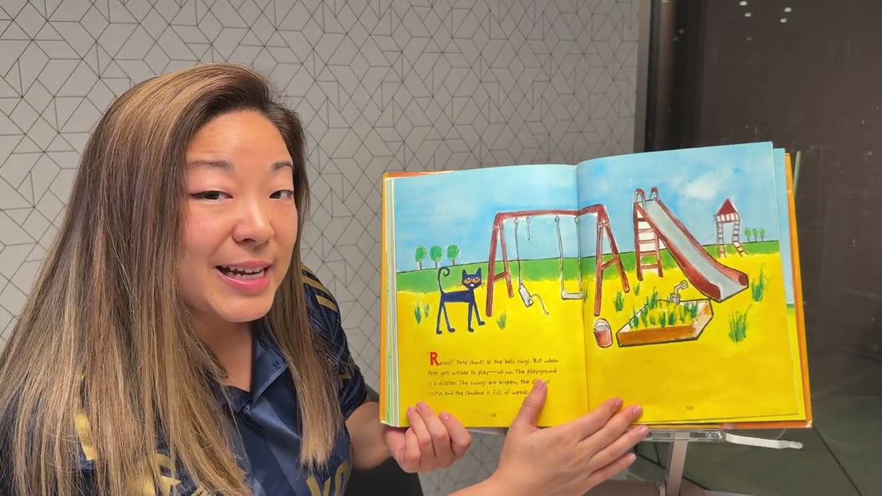 Reading the children's picture book 