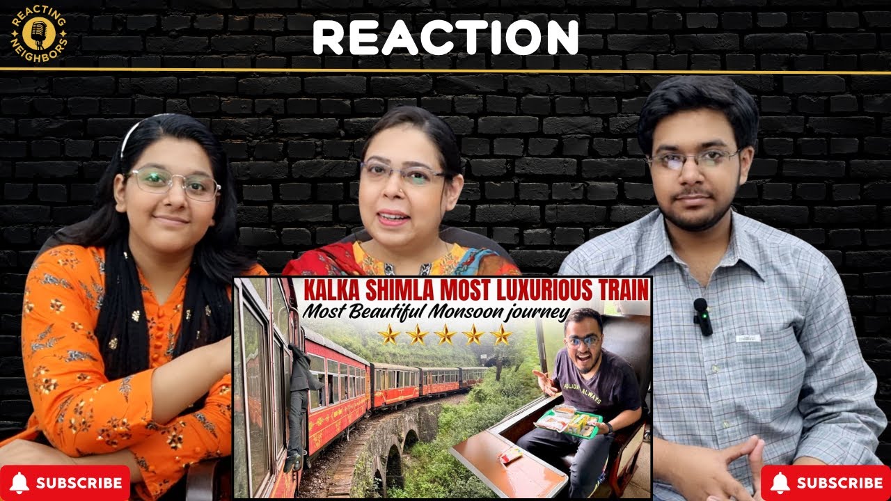 Most Luxurious Kalka Shimla Toy Train Journey in Monsoon | Reaction!