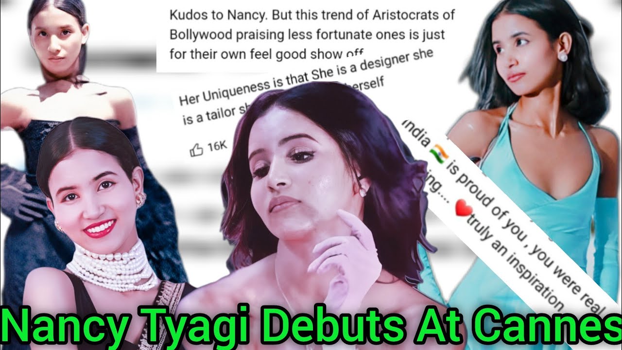 Nancy Tyagi shines at the Cannes Film Festival with her self-made pink gown