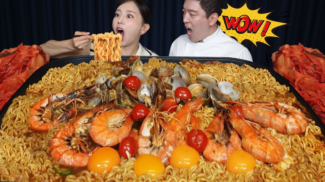 과학적으로 라면 맛있게 먹는 법!? 🤔 셰프와 알아보는 라면 꿀조합 레시피! Korean Ramen Recipe With Chef ! Mukbang ASMR Ssoyoung