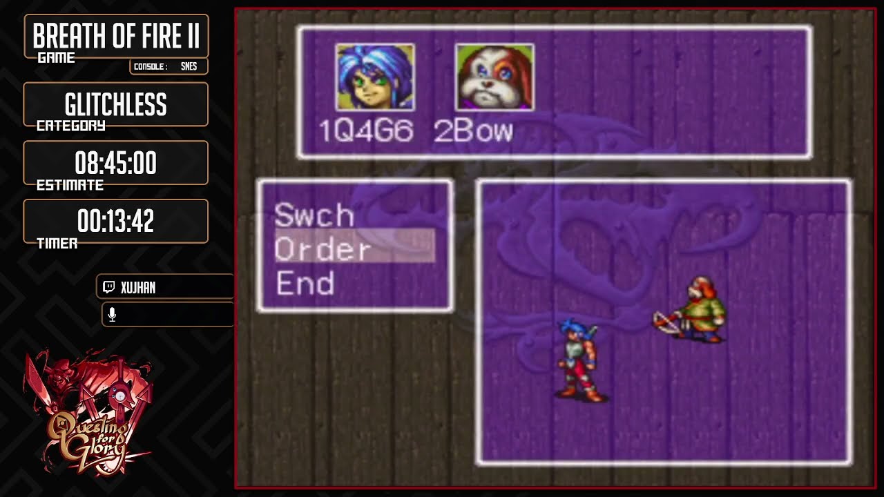 Breath of Fire II Glitchless by Xujhan - Questing for Glory 6