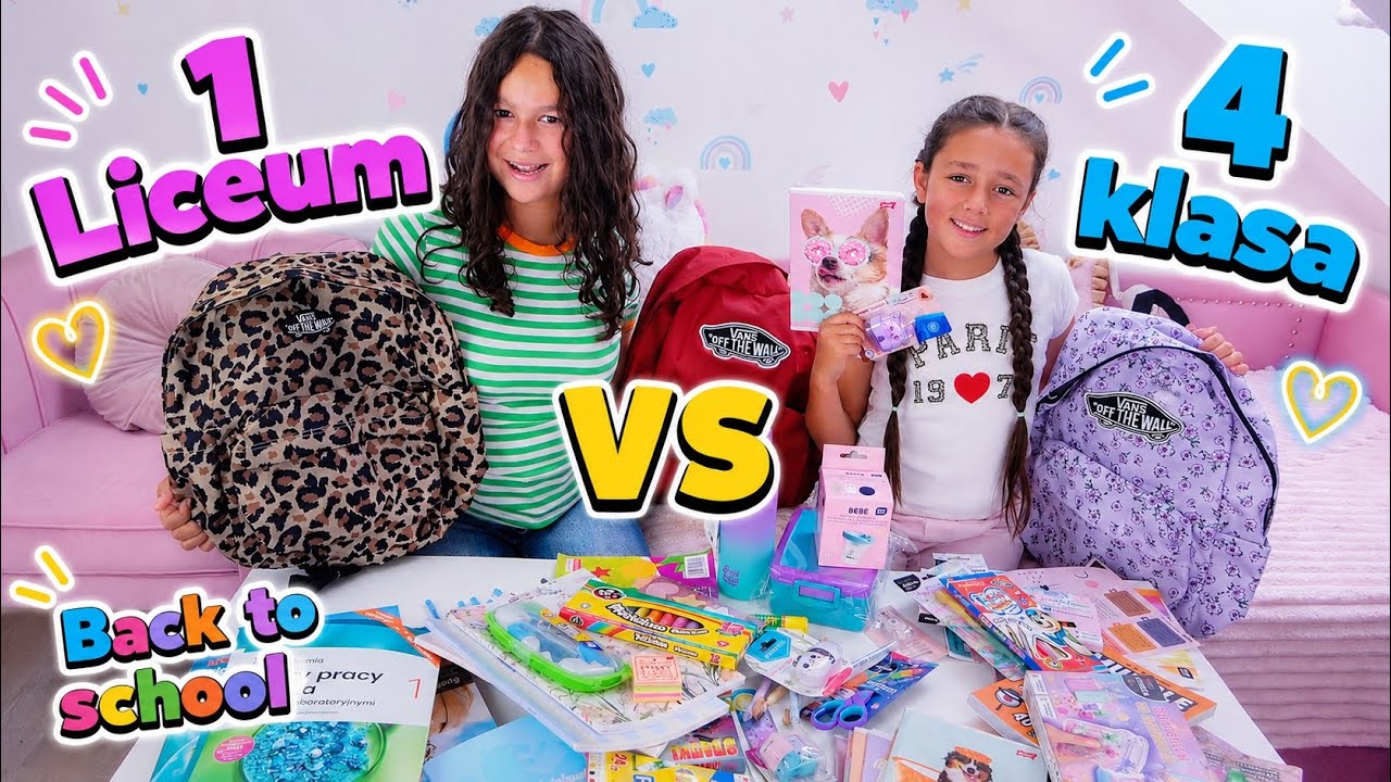 BACK TO SCHOOL: 4th Grade vs. Freshman Year! School Shopping with My Sister - Yoto Toys