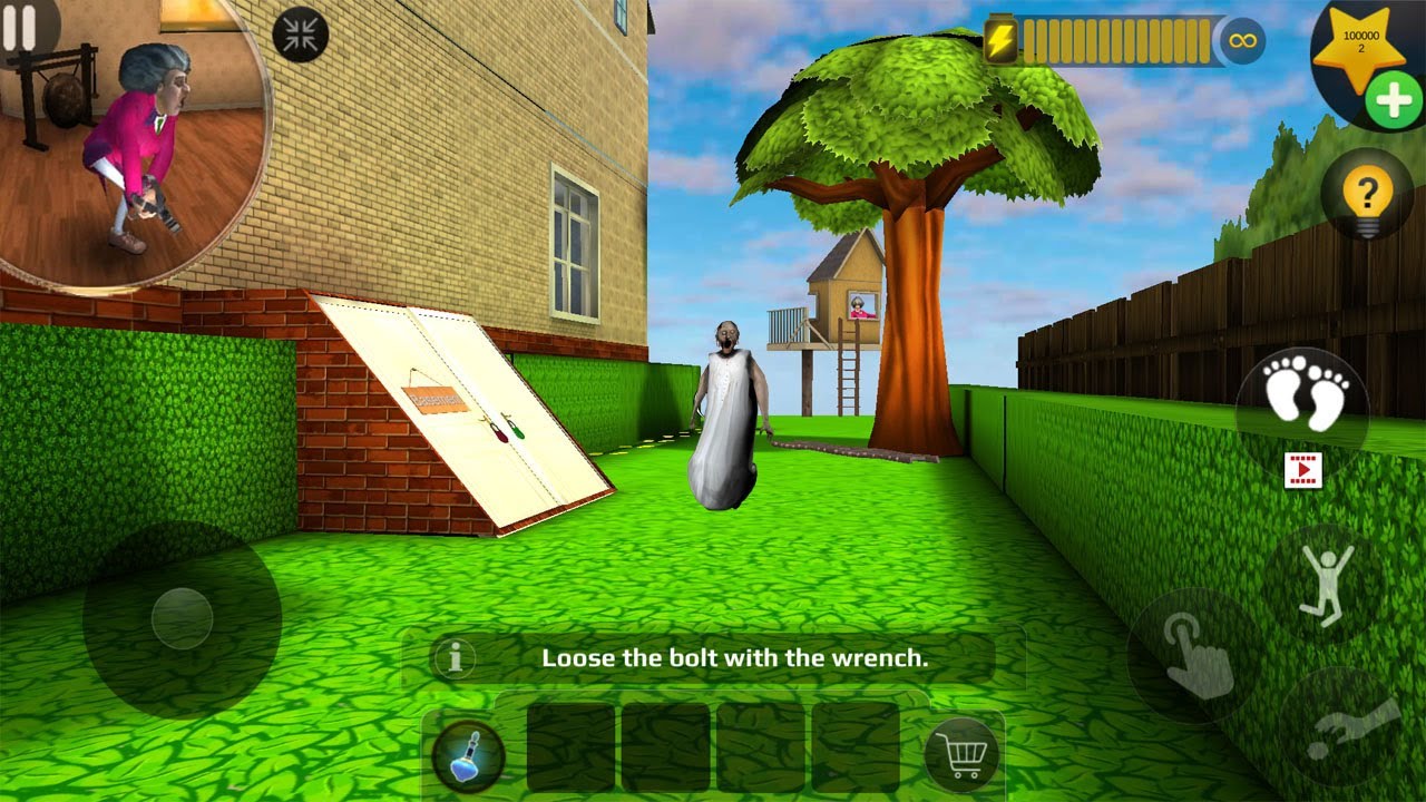 Scary Teacher 3D -miss t run away from granny