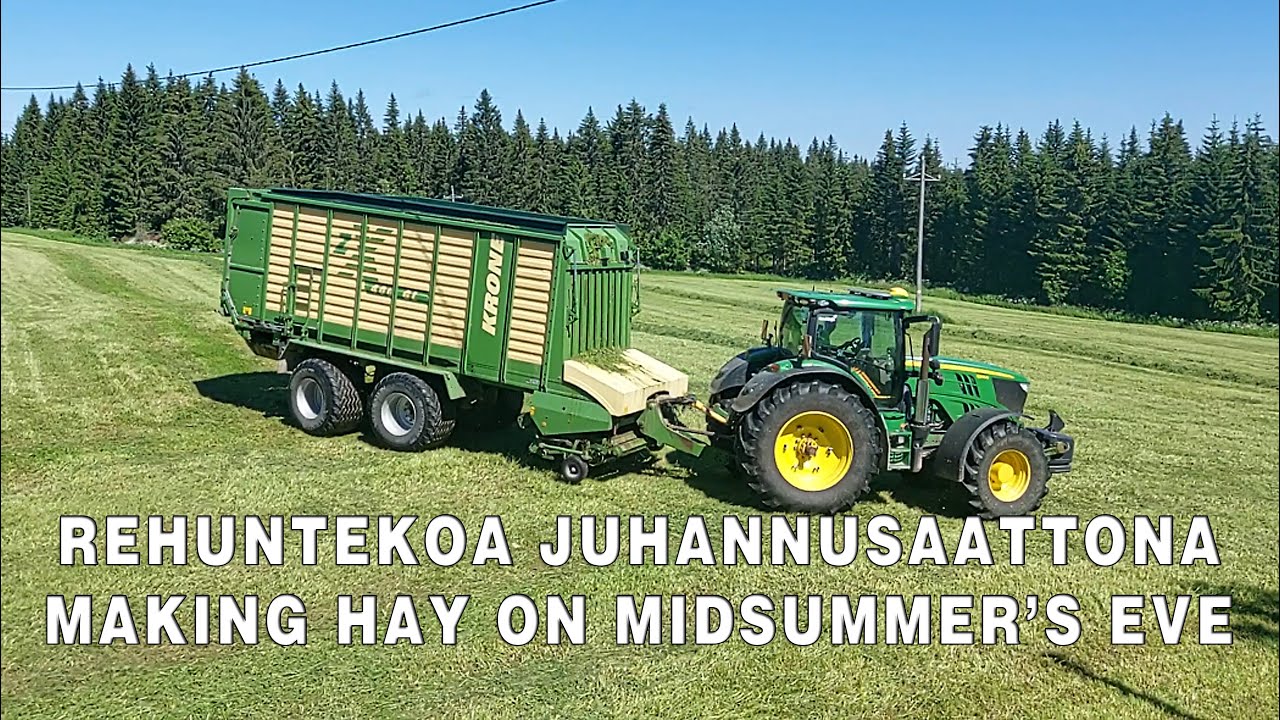 Rehuntekoa juhannusaattona | Making Hay on Midsummer’s Eve in Vieremä, Finland