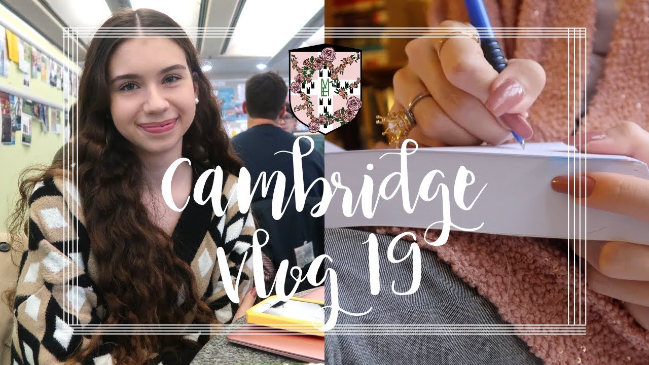 CAMBRIDGE VLOG 19 | LOTS OF WORK & SOME HEALTHY FOOD