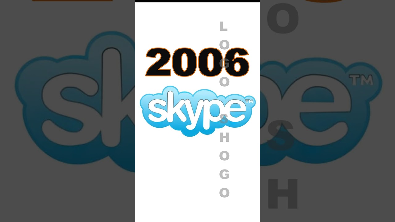Skype Logo Evolution #skype #communication #program