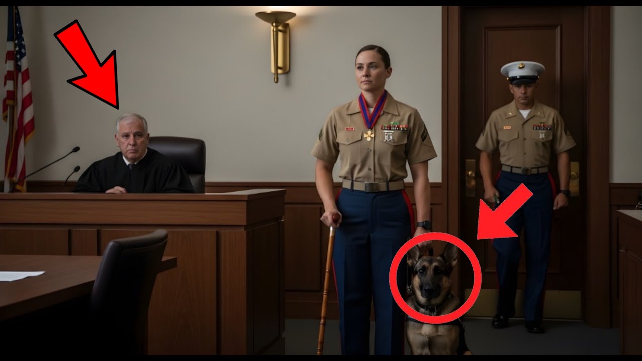 Judge Ordered Disabled Marine to Remove Her Medal — He Didn’t Know Who Walked In Next