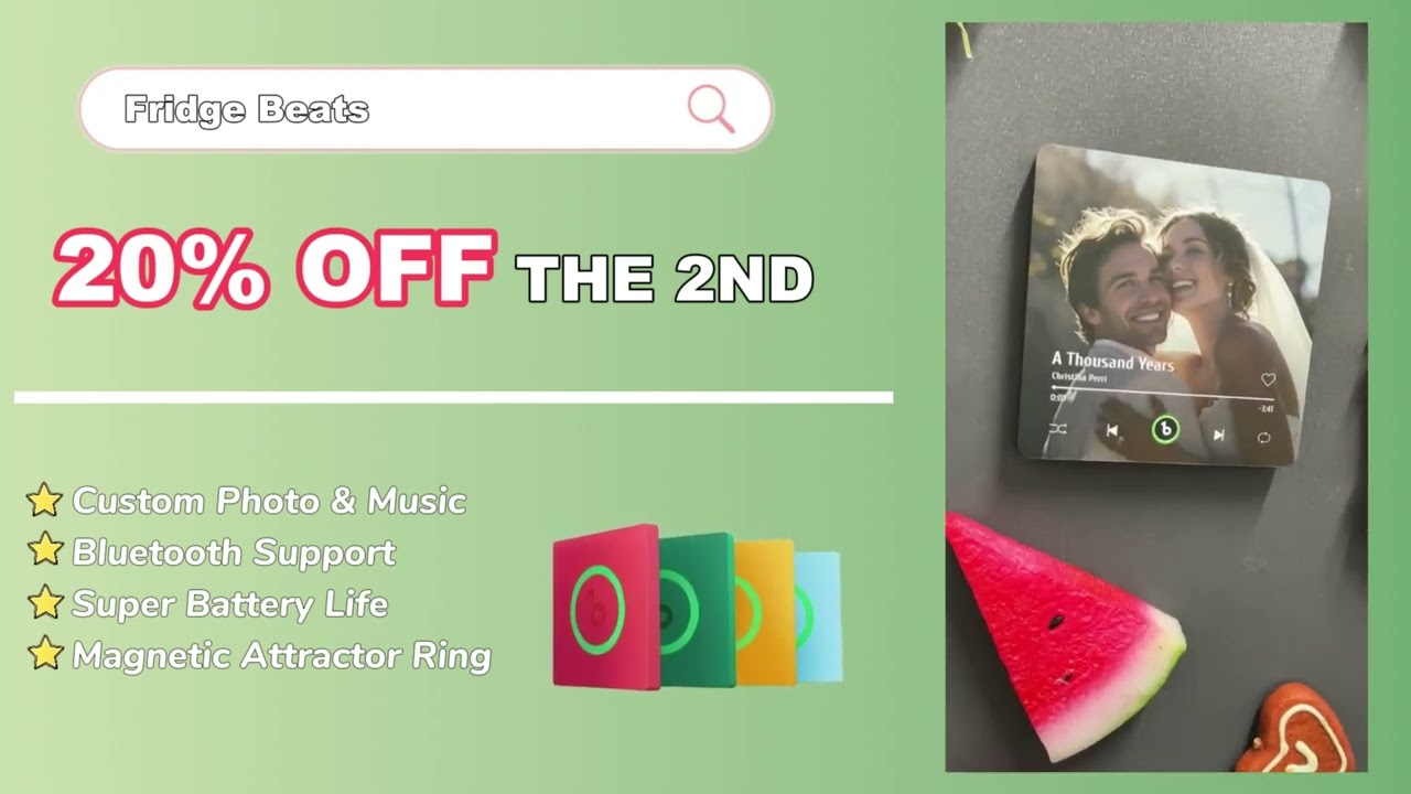 Custom Music Fridge Magnet #fridgebeats #fridgemagnets #chrismasgift #blackfriday #birthday