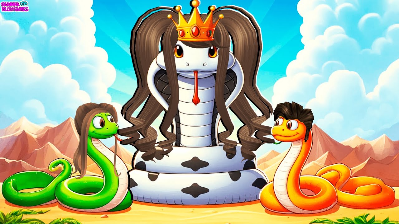 VIRAMOS SUPER COBRAS NO DESERTO!! 🐍🐍🐍 ROBLOX