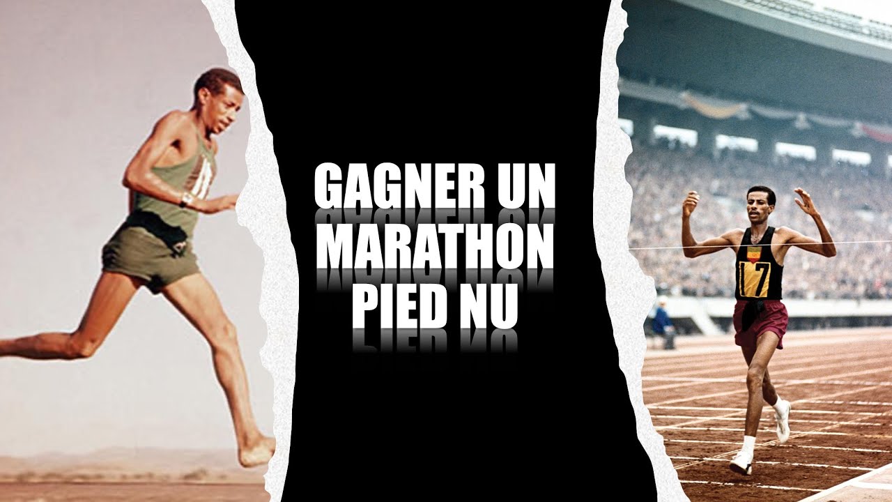 LA CARRIERE  D'ABEDE BIKILA (SON HISTOIRE, JO DE ROME 1960, PIED NU...)