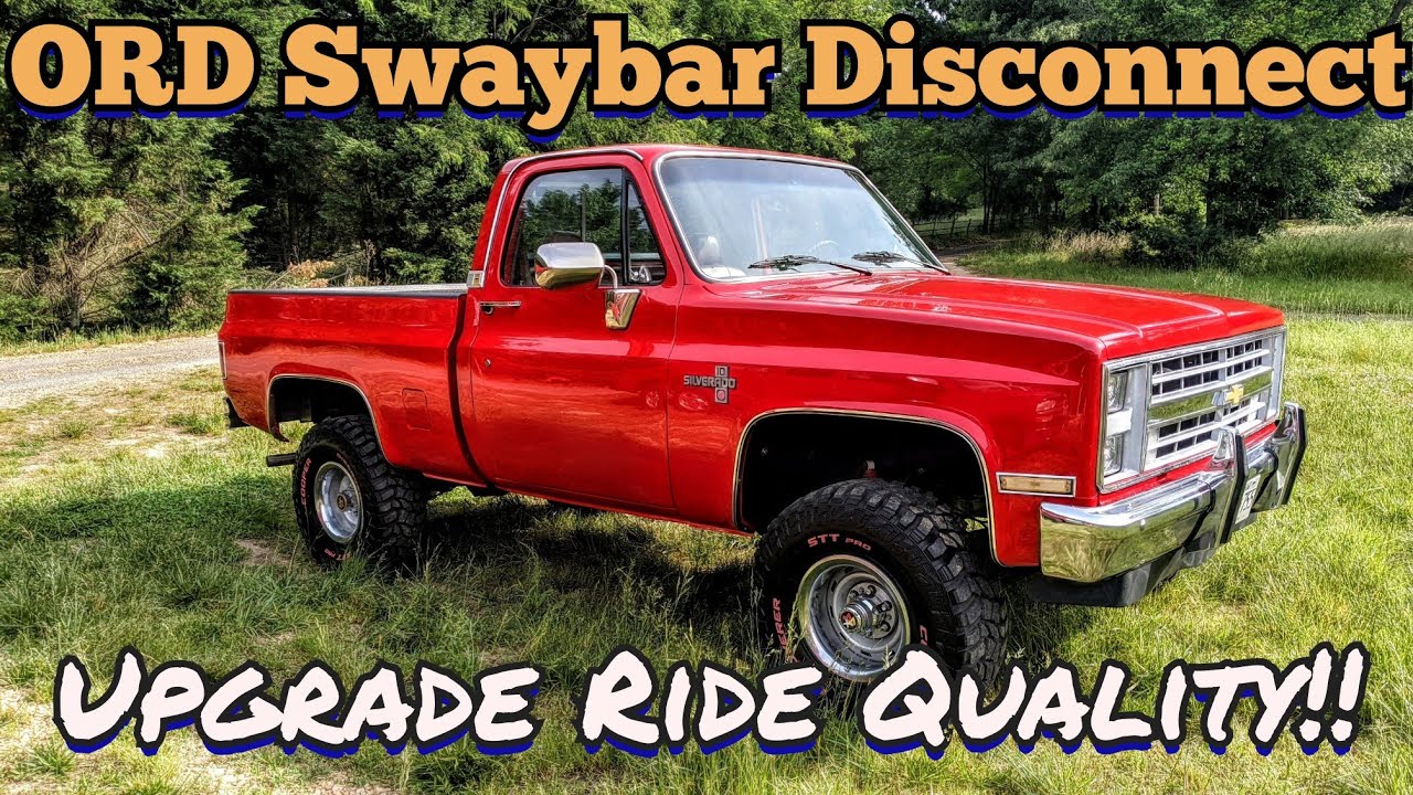 ORD Sway Bar Disconnect: 1973 - 1987 Squarebody Trucks
