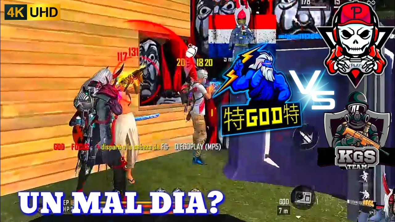 🔥TEAM GOD vs ( TEAM PLAY & KGS ) 🔵 "LÁVENSE " LA T€TA!! [ VOZ DE SANTIGAR ] *12 vs 12* Rush🔴