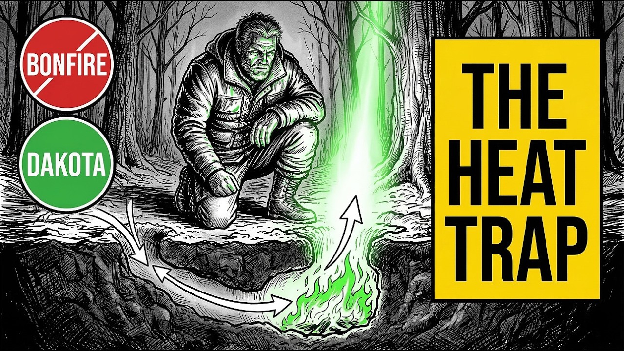 This TINY Campfire Generates MORE HEAT Than a Giant Bonfire (Fire Physics Explained)