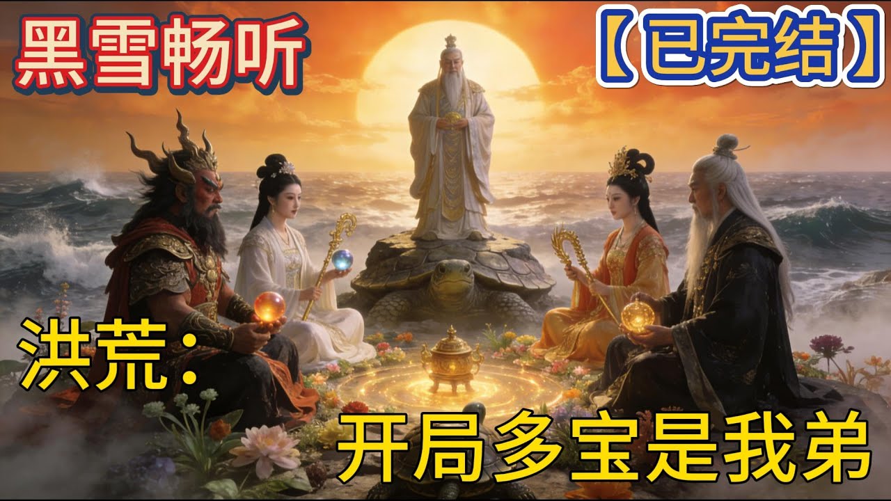 【已完结】🔥《洪荒：开局多宝是我弟》🔥  #爽文 #玄幻 #热血 #穿越 #洪荒 #一口气看完 #有声小说