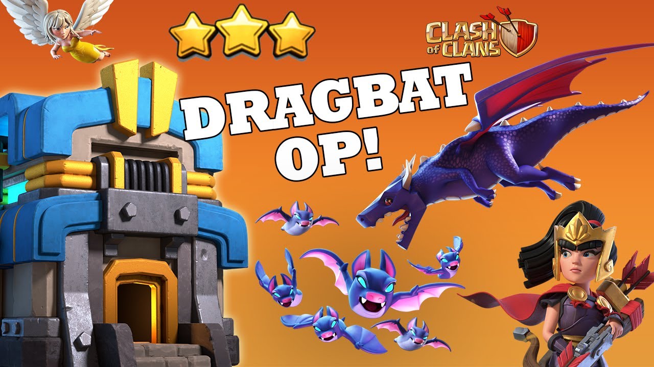 After Update! Dragbat| TH12 DRAGBAT Attack Strategy w/wo Queen Charge | Best TH12 Attack Strategy