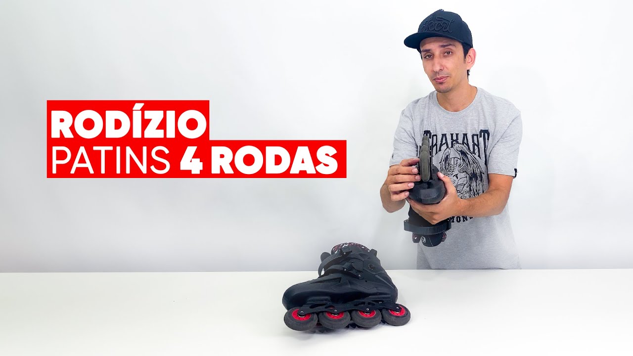 Como fazer O RODÍZIO DAS RODAS PATINS INLINE 4 RODAS