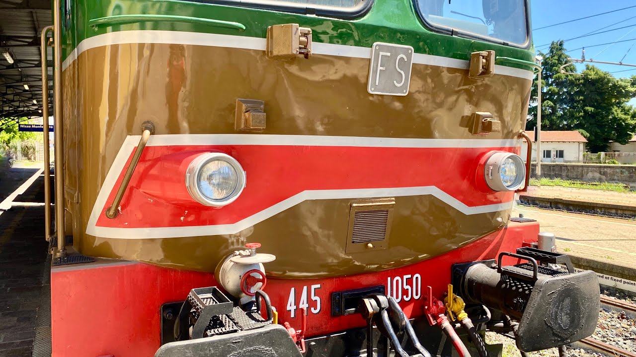 Treno storico da Torino Porta Nuova a Nizza Monferrato