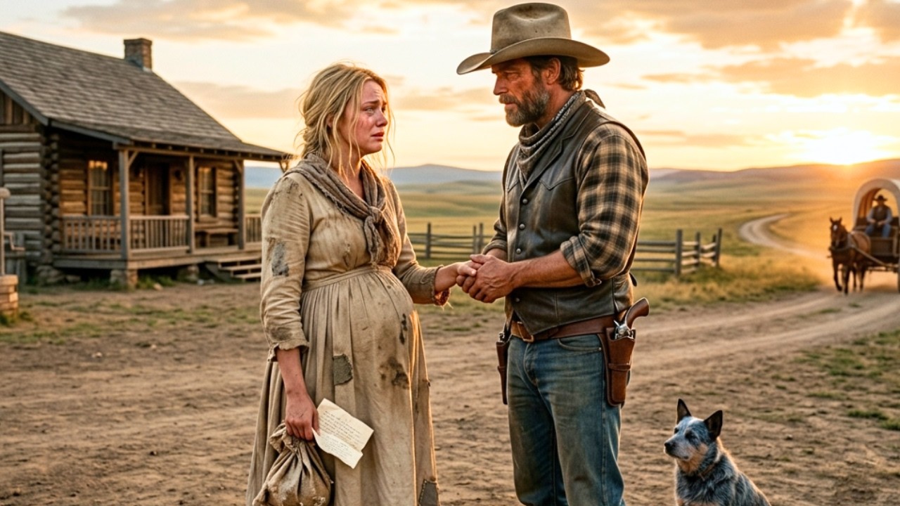 A Starving Pregnant Woman Begged Door to Door — Until the Ranch King Changed Her Fate