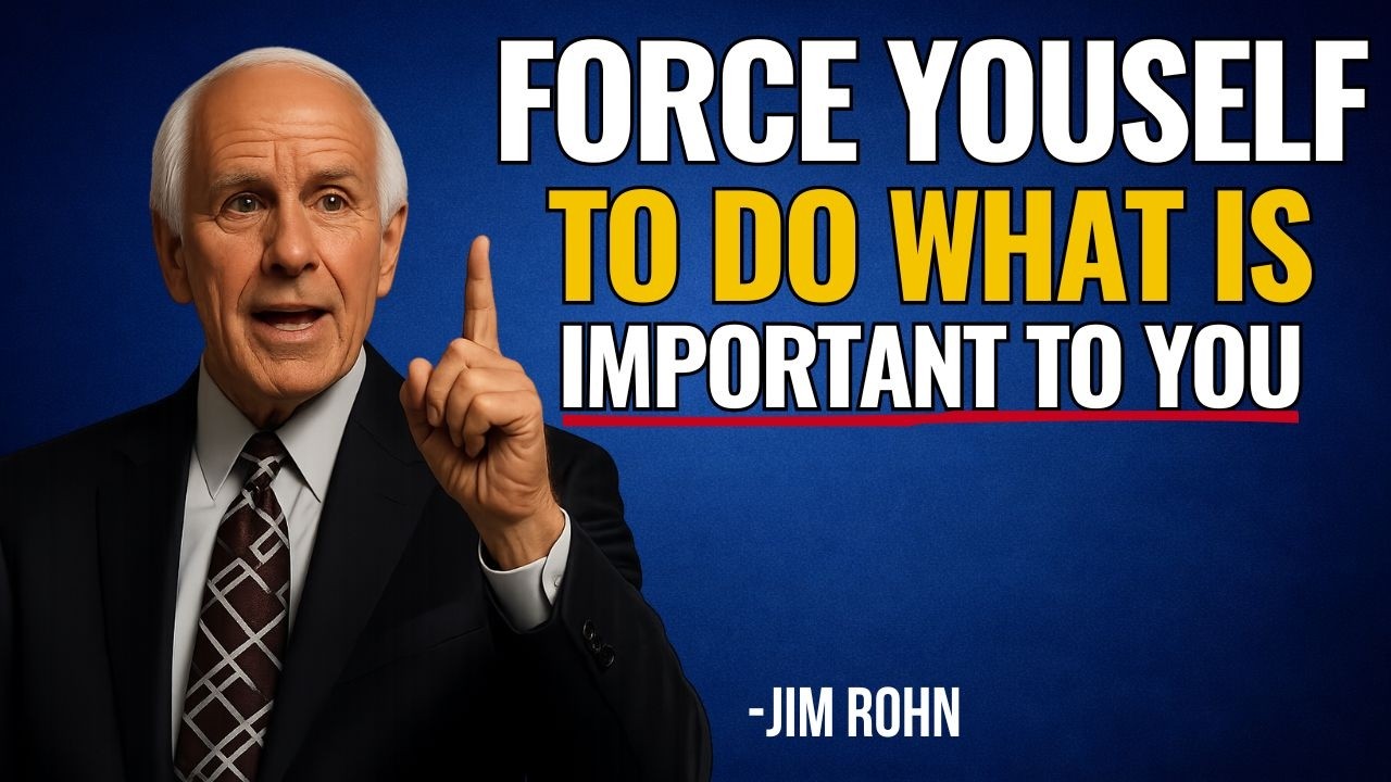 Force Yourself to Do What Is Important Only | Jim Rohn Motivation