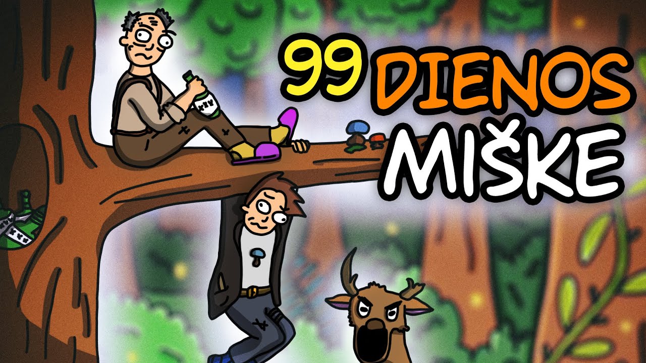 Minecraft 99 Dienos Miške!