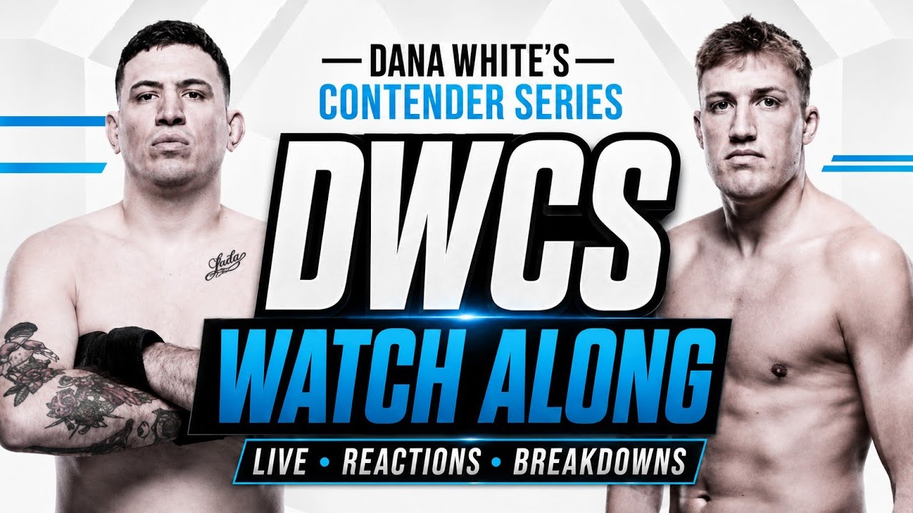 Dana White Contender Series LIVE | DWCS Fight Companion Season 10 (Watch Along Live Reactions)