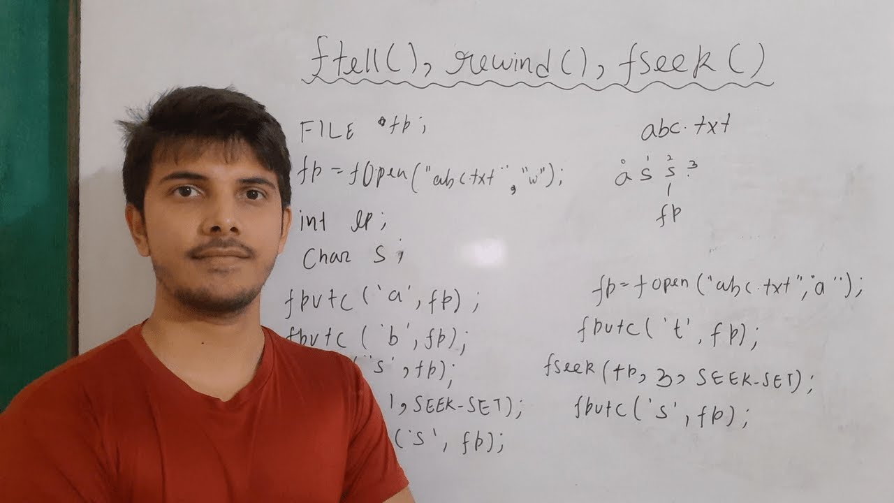 Функции ftell(), rewind() и fseek() в C | Обработка файлов в C: часть 6