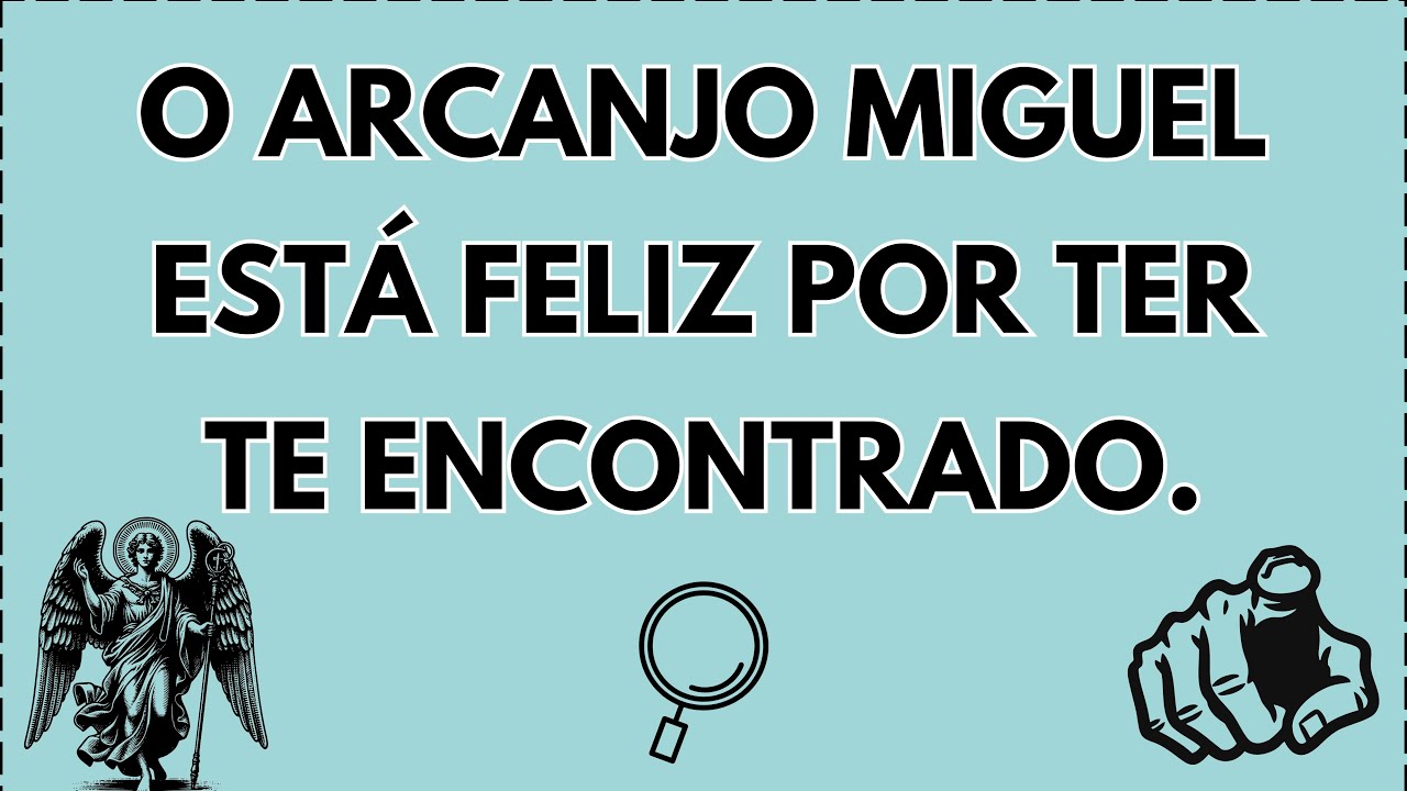 🛑 Por que o Arcanjo Miguel te procurou a semana toda? 🔎 Ele te achou—não ignore isso...