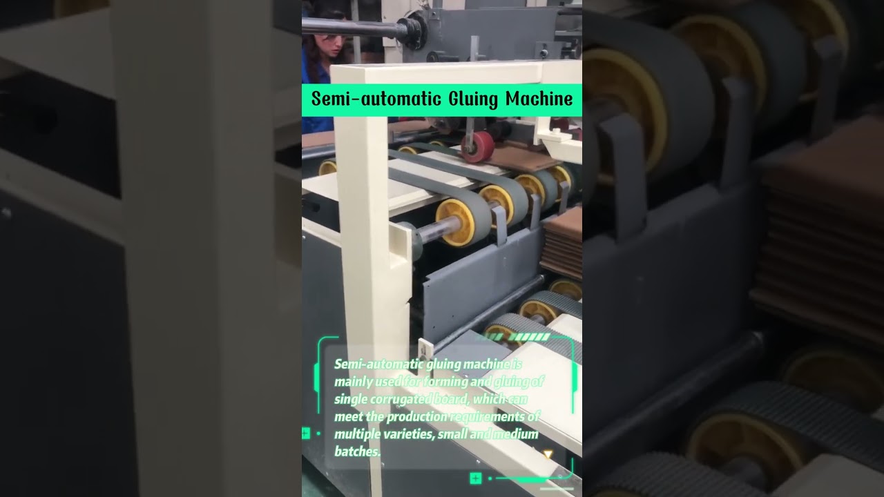 Semi-Automatic Gluing Machine: Reduce Glue Waste by 60% &ndash; Go Green & Save $15k/yr! 🌱