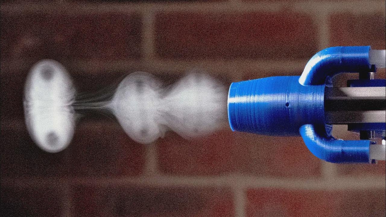 ¿Cómo funciona la propulsión con anillos de humo?
