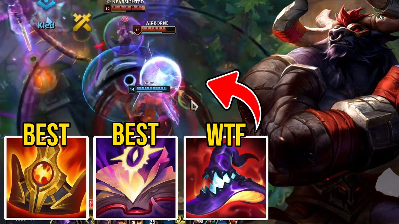 В этом патче Алистар на верхней линии теперь относится к S+ уровню, и это потрясающе (новая мета)...