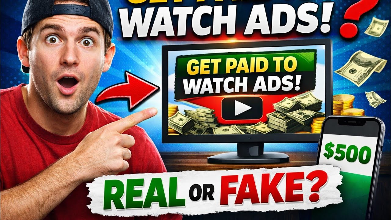 I TESTED GET PAID TO to WATCH ADS &mdash; REAL OR FAKE? (2026)