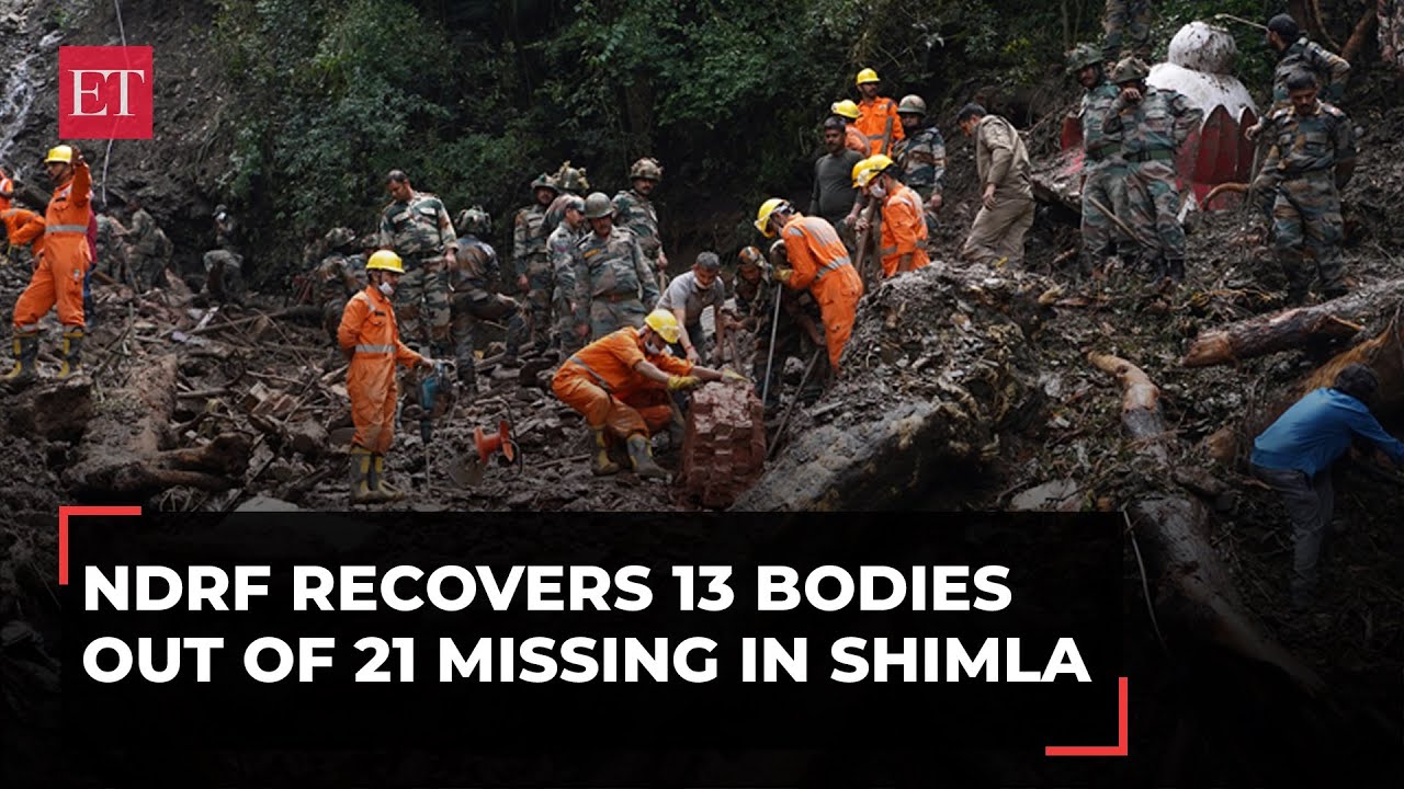 Himachal Pradesh rains: NDRF continues search & rescues ops in Shimla&rsquo;s landslide-hit Summer Hill
